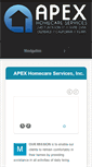 Mobile Screenshot of apexhomecareservices.com